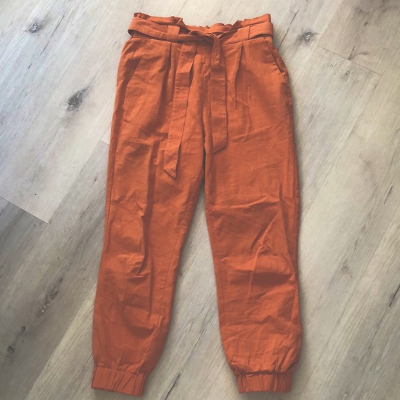 LEFTIES Peg-Leg Fashion Joggers w/ Waist Tie in Royal Blue - Picture 12 of 13